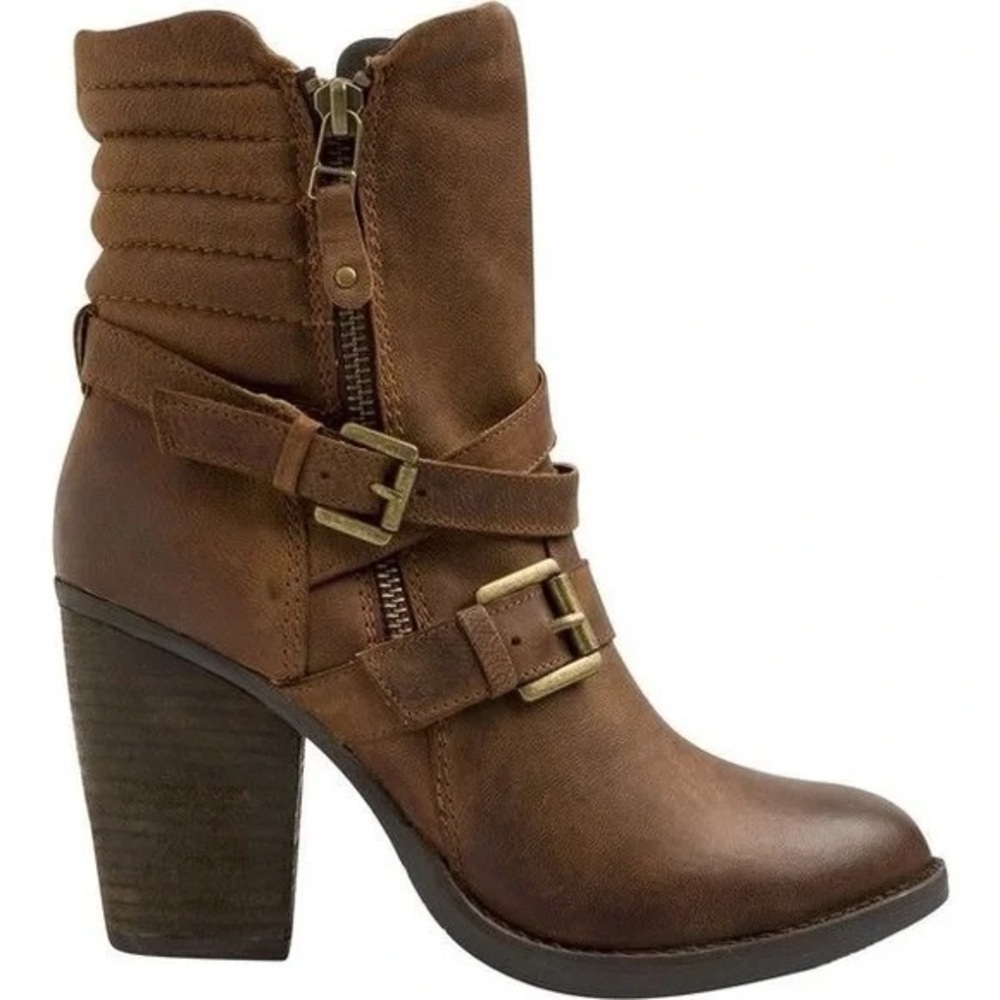 Steve Madden Brown Leather Ankle Boots
